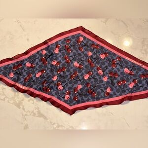 Coach Cherry Scarf